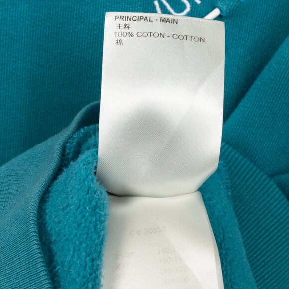 Louis Vuitton Pigeon Blue Embroidered Signature Cotton Hoodie - Picture 12 of 14